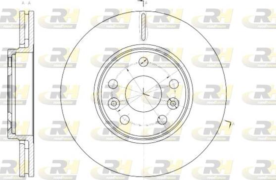 Roadhouse 61430.10 - Тормозной диск autospares.lv