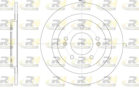 Roadhouse 61438.00 - Тормозной диск autospares.lv