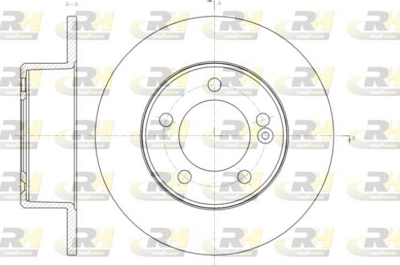 Roadhouse 61433.00 - Тормозной диск autospares.lv