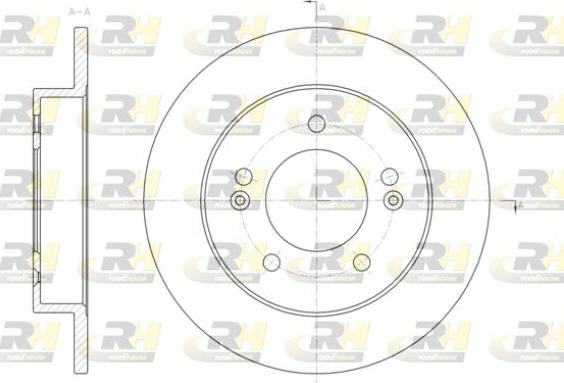 Roadhouse 61432.00 - Тормозной диск autospares.lv