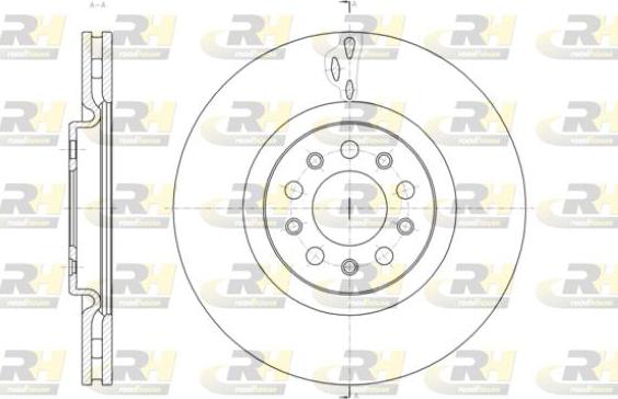 Roadhouse 61429.10 - Тормозной диск autospares.lv