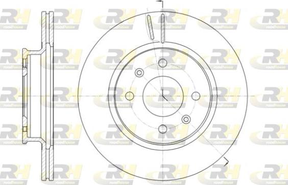 Roadhouse 61424.10 - Тормозной диск autospares.lv