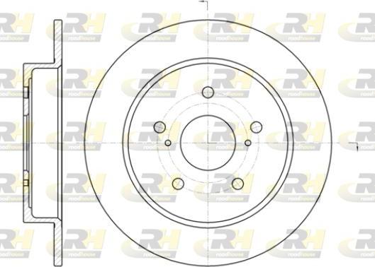 Roadhouse 61425.00 - Тормозной диск autospares.lv