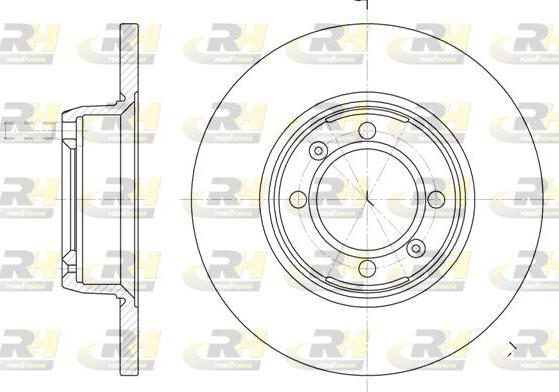 Roadhouse 6142.00 - Тормозной диск autospares.lv