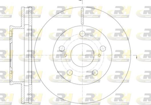 Roadhouse 61421.10 - Тормозной диск autospares.lv