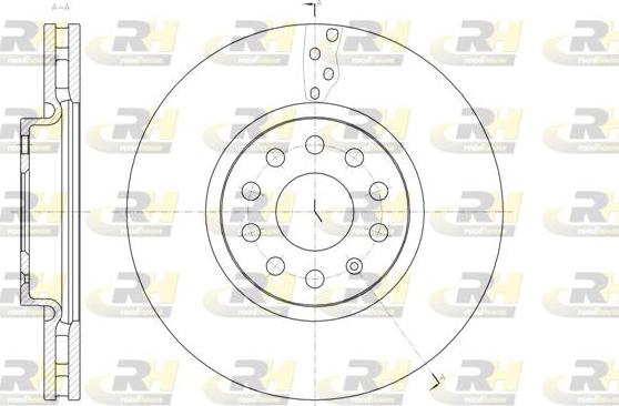 Roadhouse 61479.10 - Тормозной диск autospares.lv