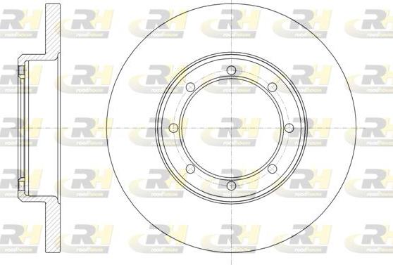 Roadhouse 61476.00 - Тормозной диск autospares.lv