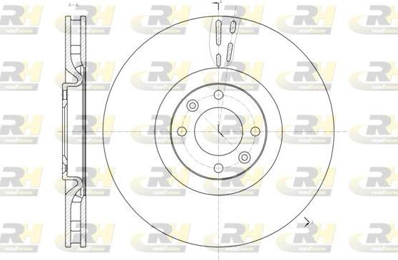 Roadhouse 61470.10 - Тормозной диск autospares.lv