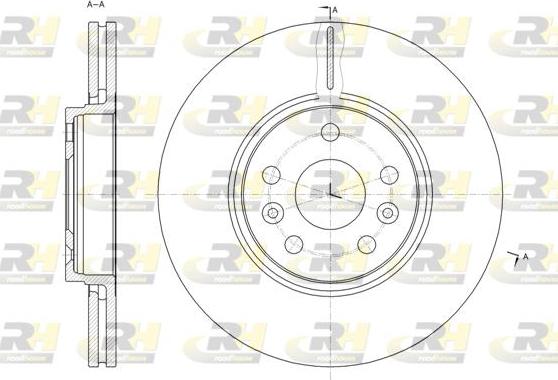 Roadhouse 61477.10 - Тормозной диск autospares.lv