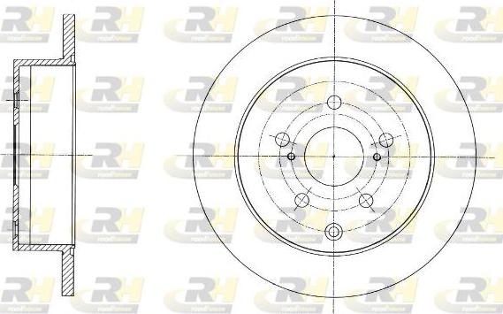 Roadhouse 61592.00 - Тормозной диск autospares.lv