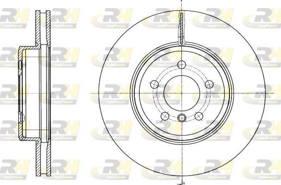 Roadhouse 61549.10 - Тормозной диск autospares.lv