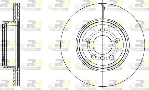 Roadhouse 61548.10 - Тормозной диск autospares.lv