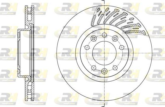 Roadhouse 61556.10 - Тормозной диск autospares.lv