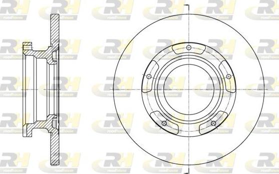 Roadhouse 61564.00 - Тормозной диск autospares.lv