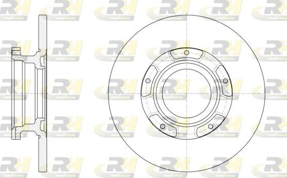 Roadhouse 61566.00 - Тормозной диск autospares.lv