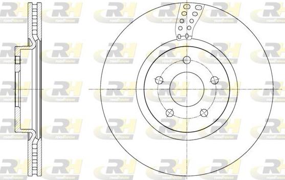 Roadhouse 61561.10 - Тормозной диск autospares.lv