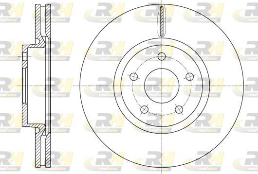 Roadhouse 61562.10 - Тормозной диск autospares.lv