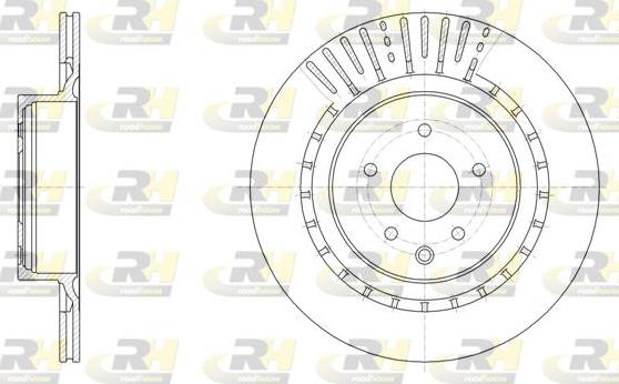 Roadhouse 61509.10 - Тормозной диск autospares.lv