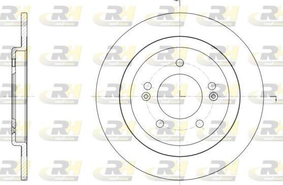 Roadhouse 61506.00 - Тормозной диск autospares.lv