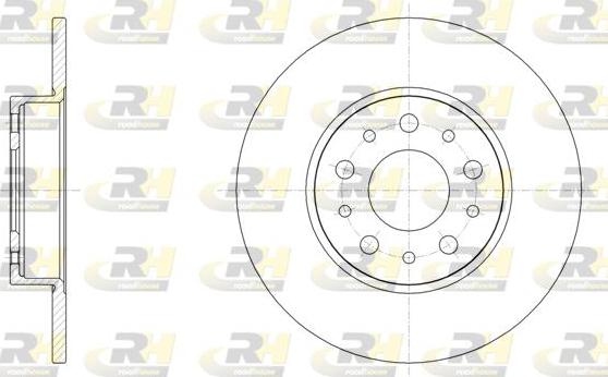 Roadhouse 61500.00 - Тормозной диск autospares.lv