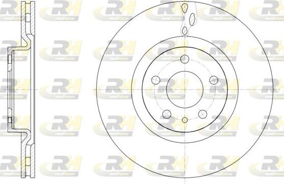 Roadhouse 61501.10 - Тормозной диск autospares.lv