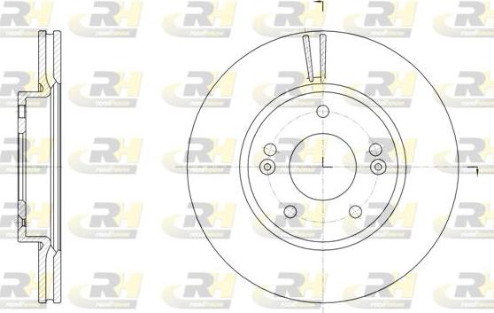 Roadhouse 61507.10 - Тормозной диск autospares.lv