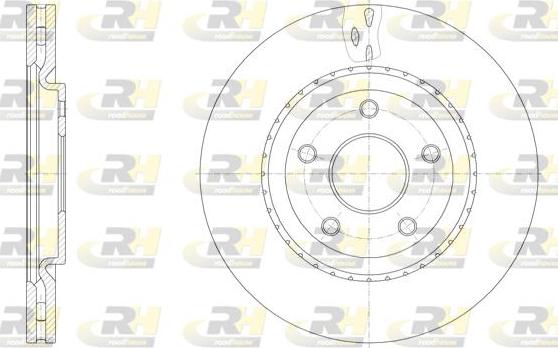 Roadhouse 61515.10 - Тормозной диск autospares.lv