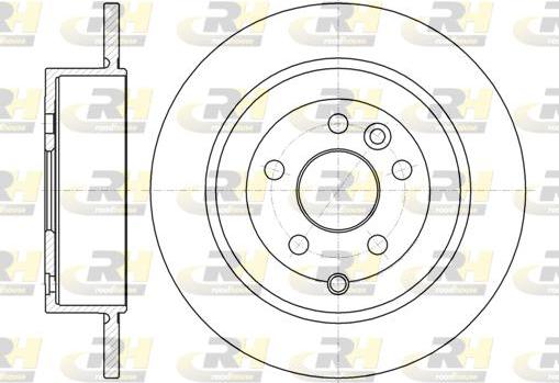 Roadhouse 61516.00 - Тормозной диск autospares.lv