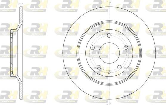 Roadhouse 61518.00 - Тормозной диск autospares.lv