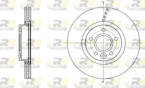 Roadhouse 61589.10 - Тормозной диск autospares.lv