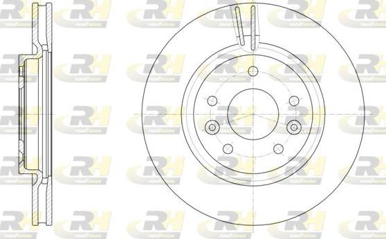 Roadhouse 61581.10 - Тормозной диск autospares.lv