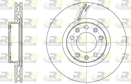 Roadhouse 61583.10 - Тормозной диск autospares.lv