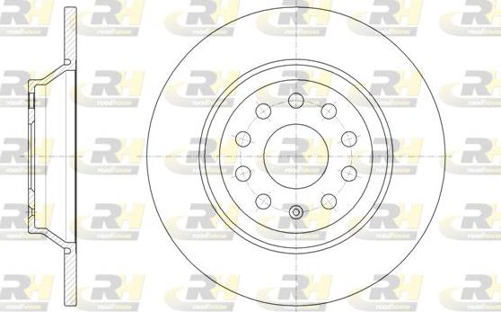 Roadhouse 61587.00 - Тормозной диск autospares.lv