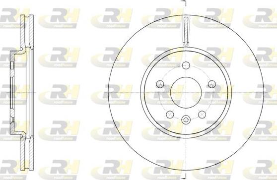 Roadhouse 61534.10 - Тормозной диск autospares.lv