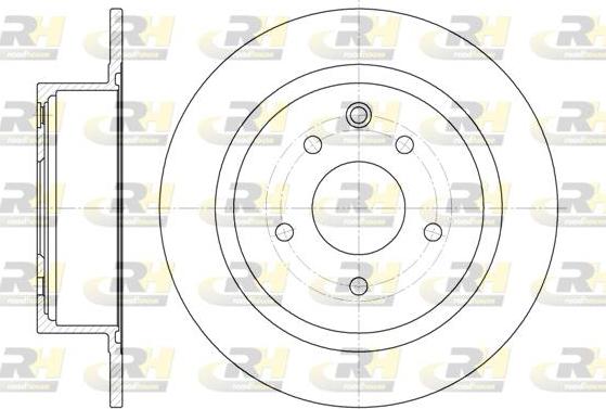 Roadhouse 61530.00 - Тормозной диск autospares.lv