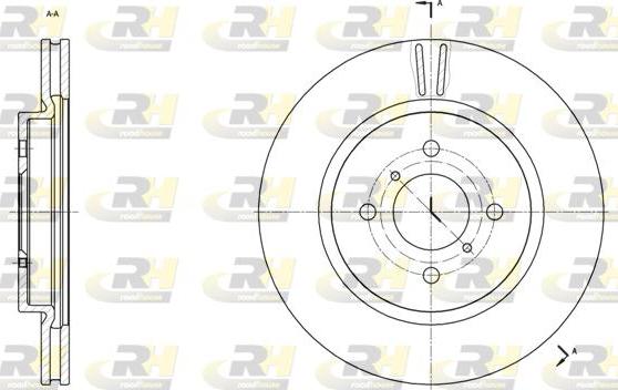 Roadhouse 61538.10 - Тормозной диск autospares.lv