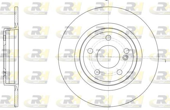 Roadhouse 61523.00 - Тормозной диск autospares.lv