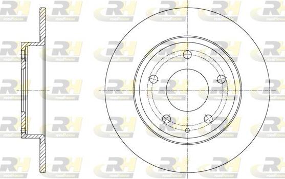 Roadhouse 61575.00 - Тормозной диск autospares.lv