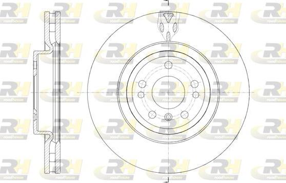 Roadhouse 61576.10 - Тормозной диск autospares.lv