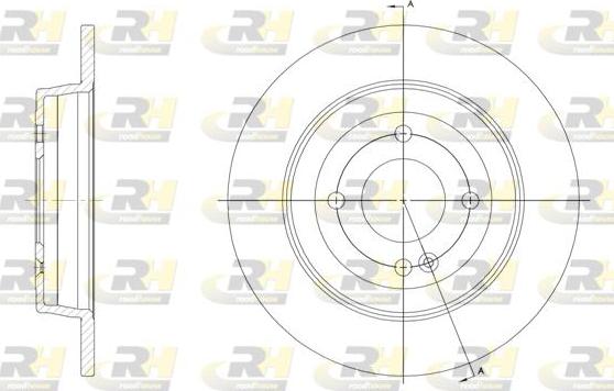 Roadhouse 61570.00 - Тормозной диск autospares.lv