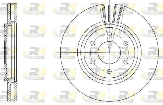 Roadhouse 61695.10 - Тормозной диск autospares.lv