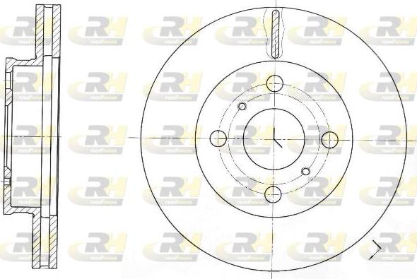 Roadhouse 61697.10 - Тормозной диск autospares.lv