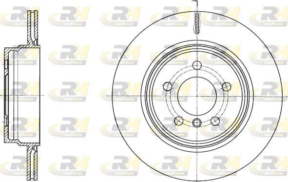 Roadhouse 61649.10 - Тормозной диск autospares.lv