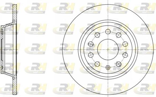 Roadhouse 61646.00 - Тормозной диск autospares.lv