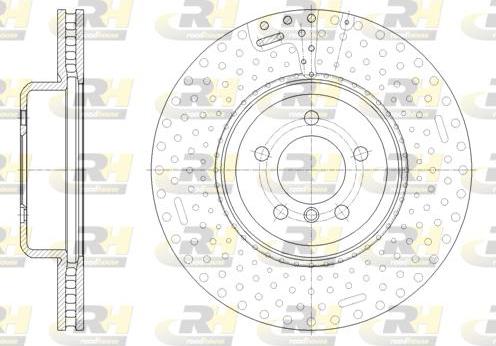 Roadhouse 61651.10 - Тормозной диск autospares.lv