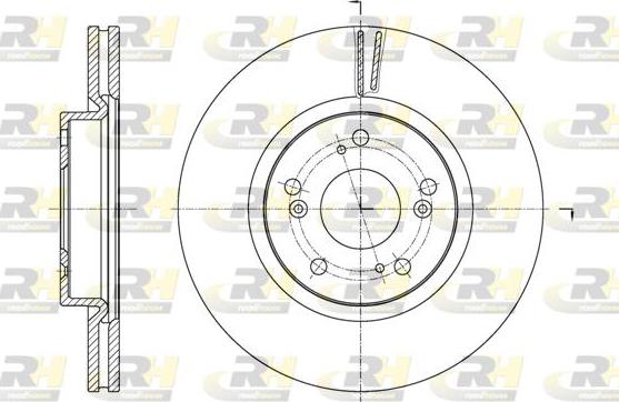 Roadhouse 61653.10 - Тормозной диск autospares.lv