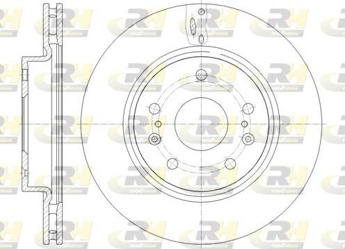 Roadhouse 61665.10 - Тормозной диск autospares.lv