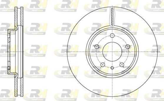 Roadhouse 61605.10 - Тормозной диск autospares.lv