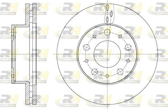 Roadhouse 61600.10 - Тормозной диск autospares.lv