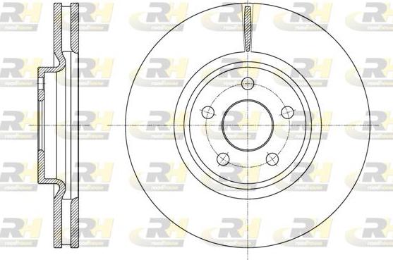 Roadhouse 61602.10 - Тормозной диск autospares.lv